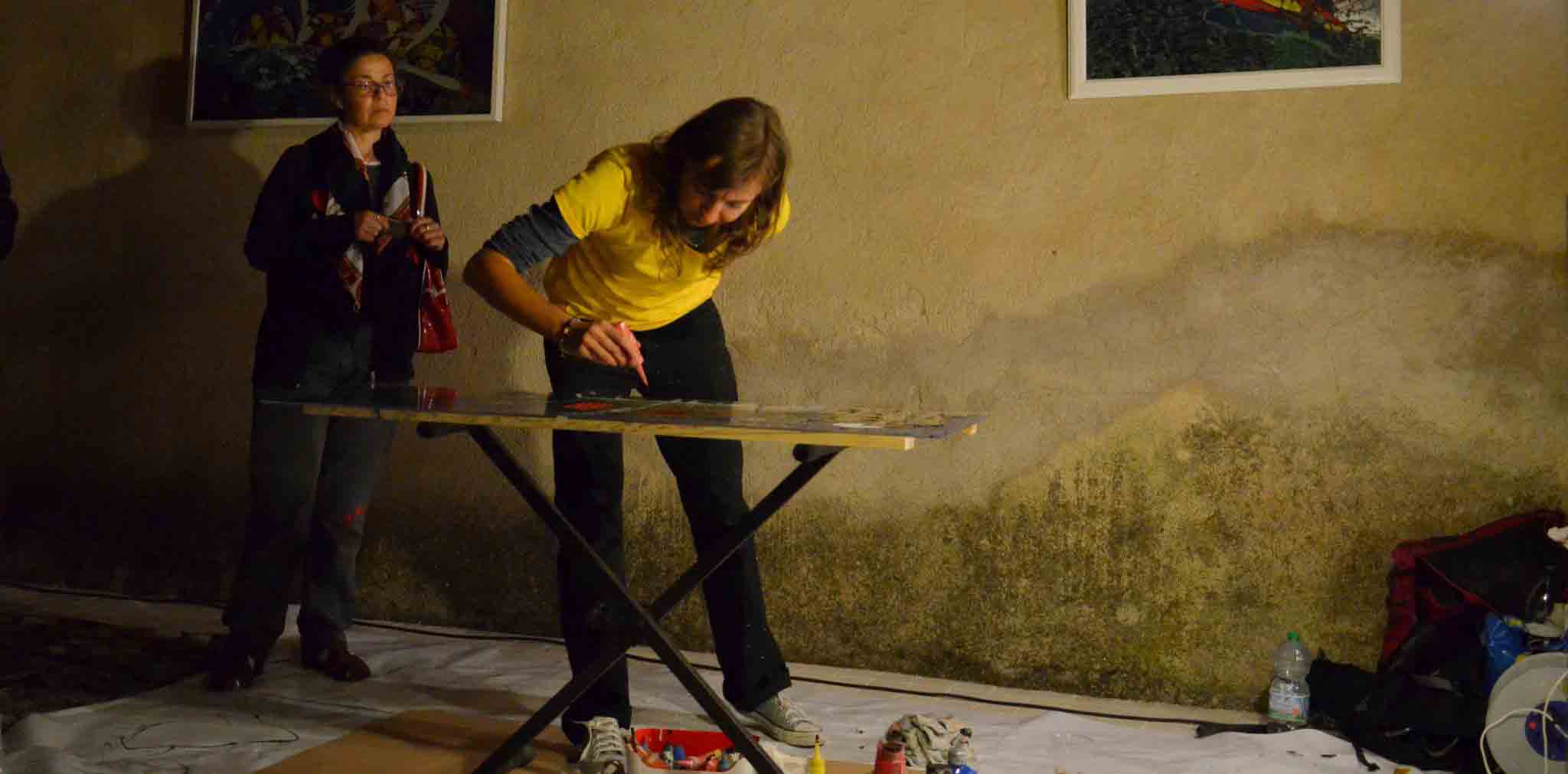 Live-Painting Sigrid Herler